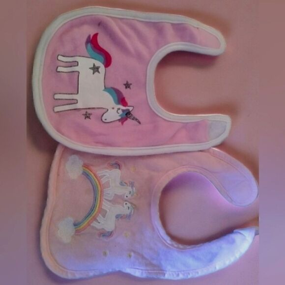 JUICY COUTURE BIBS BABY LOT SEVEN PUMA & more! 7 NEW & GENTLY USED Girls - Picture 6 of 14